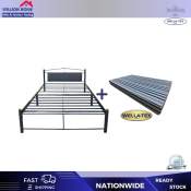 JACOB METAL BED FRAME w/ FREE MATTRESS