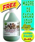 1 Gallon Madre de Cacao Dog & Cat Shampoo with free soap