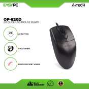 A4Tech OP-620D USB Mouse - Basic and Portable