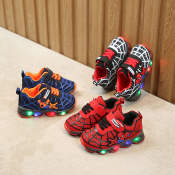 Speedmen LED Cartoon Flash Shoes for Boys - Kids Sneakers