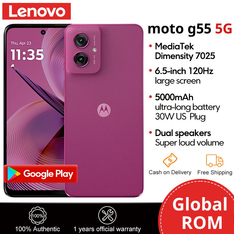 Lenovo Motorola MOTO G55 5G Smartphone 6.5-inch 120Hz Display MediaTek Dimensity 7025 CPU 50MP 256GB Cellphone - Image 4