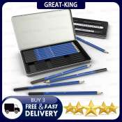 Great-King Sketch and Drawing Pencil Set - 12pcs