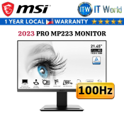 Msi Pro MP223 / 22" Fhd / 100Hz / VA / 1ms / 4ms Anti-Glare Monitor