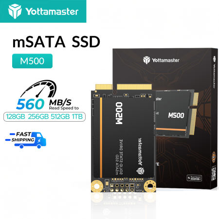 Yottamaster M500 mSATA SSD 128GB-1TB for Laptops & Desktops