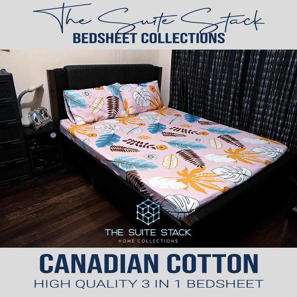 Suite Stack 3-in-1 Cotton Bed Sheet Collection by Canadian Cotton