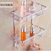 Diva 2-Layer Wall-Mounted Bathroom Organizer Rack