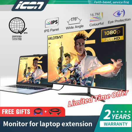 Brand New ICON Monitor: 19-24 inch LED Rimless HDMI/VGA