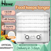 HOME Food Dehydrator Machine - Dryer for Meat, Fruit, Vegetables