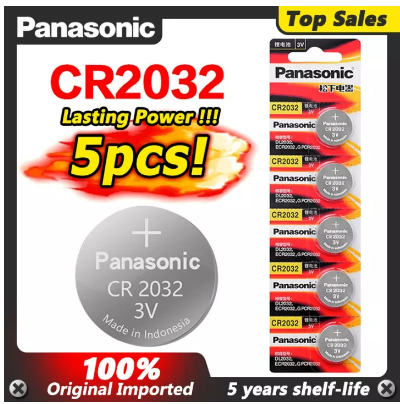 PANASONIC 5pcs 3v Cr2032 Cr ...