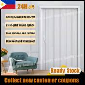 PVC Folding Door - 6mm Kitchen/Bathroom Sliding Divider (Brand: N/A)