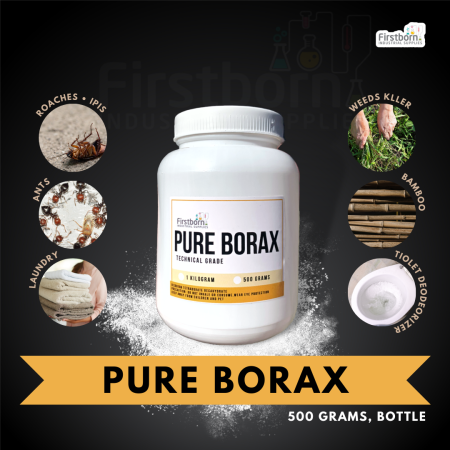 FIRSTBORN Borax Technical Grade, 500g: Multipurpose Cleaner and Insecticide