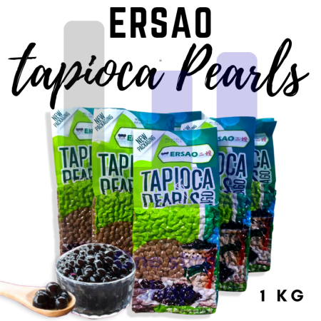 Ersao Tapioca Black Pearls for Milk Tea and Shakes