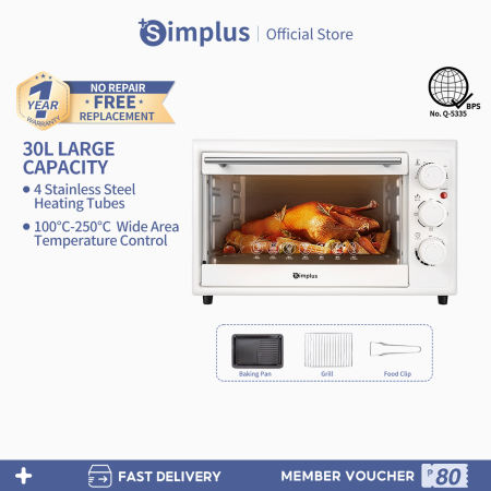 Simplus 12L/30L Electric Oven Multifunctional Household Oven Kitchen Oven Household Oven Baking Bread