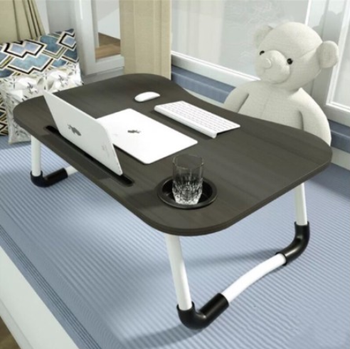 Newfashion Foldable Lazy Bed Desk Portable Mainstays Laptop Wooden