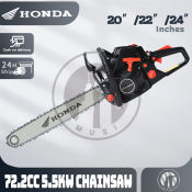 Honda 62CC Gasoline Saw - Portable High Power (20-24 inches)