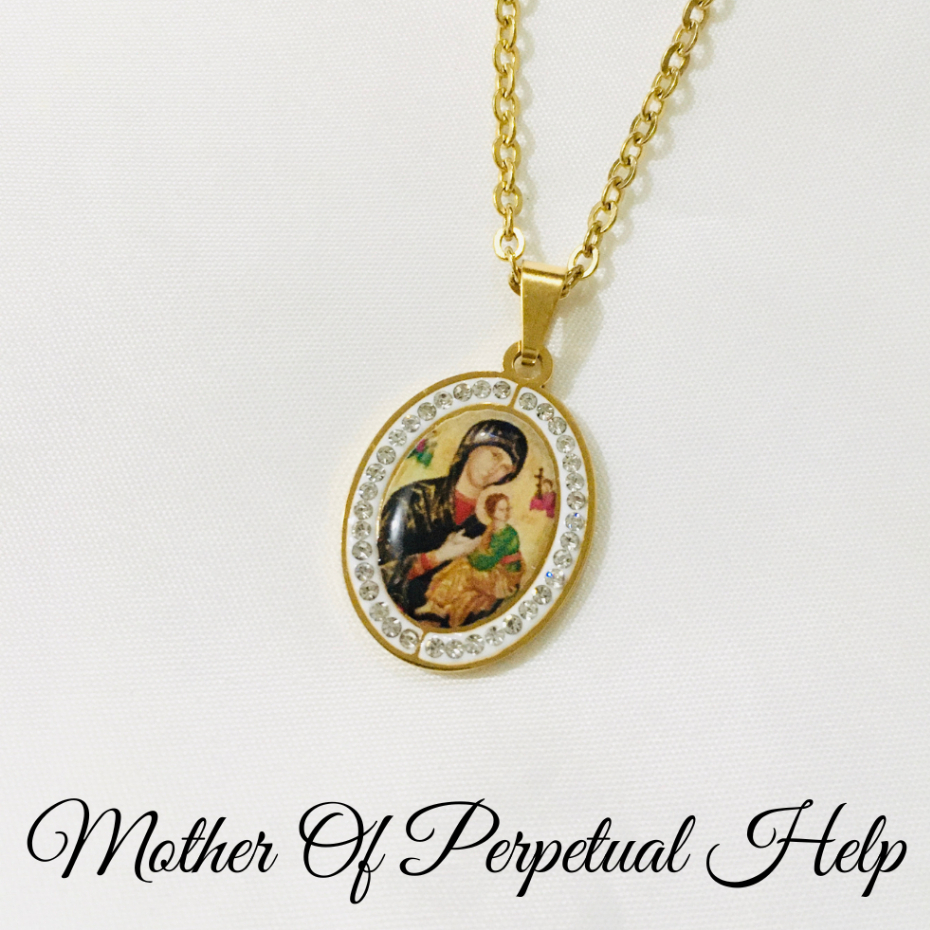 Shop Mother Of Perpetual Help Necklace Cheap – Fast Easy