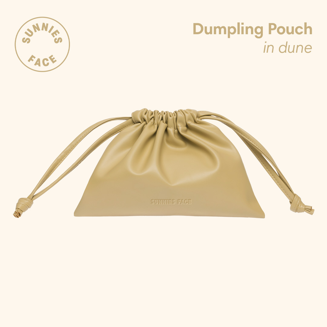 Discount on Sunnies Face  shoes - SKU: Sunnies Face Dumpling Pouch [Makeup Bag] (Dune)