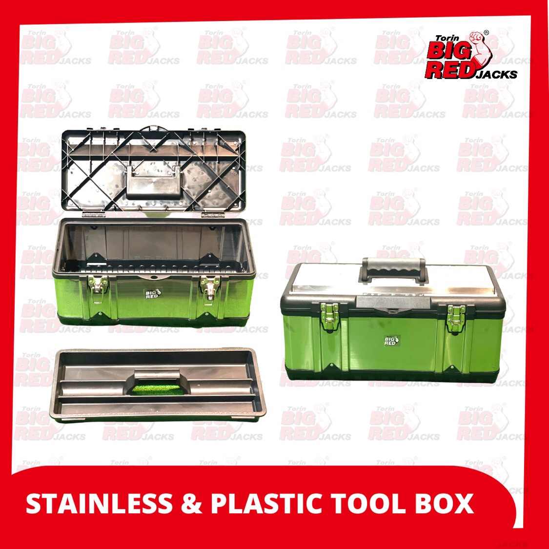 Big Red Stainless & Plastic Tool Box