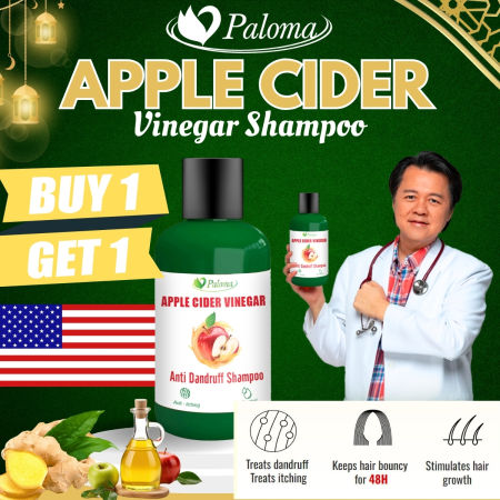 Paloma Anti-Dandruff Apple Cider Vinegar Shampoo for Hair Growth
