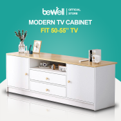 Bewell Modern TV Stand for Living Room or Bedroom