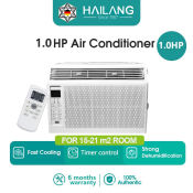 HAILANG 1.0HP Window Air Conditioner with LCD Display and Remote
