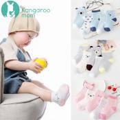 Kangaroomom Cute Cotton Baby Socks - 5 Pairs/Set