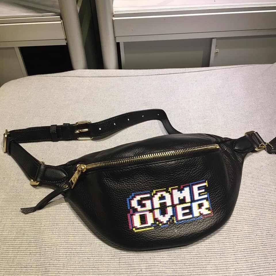 coach game over fanny pack