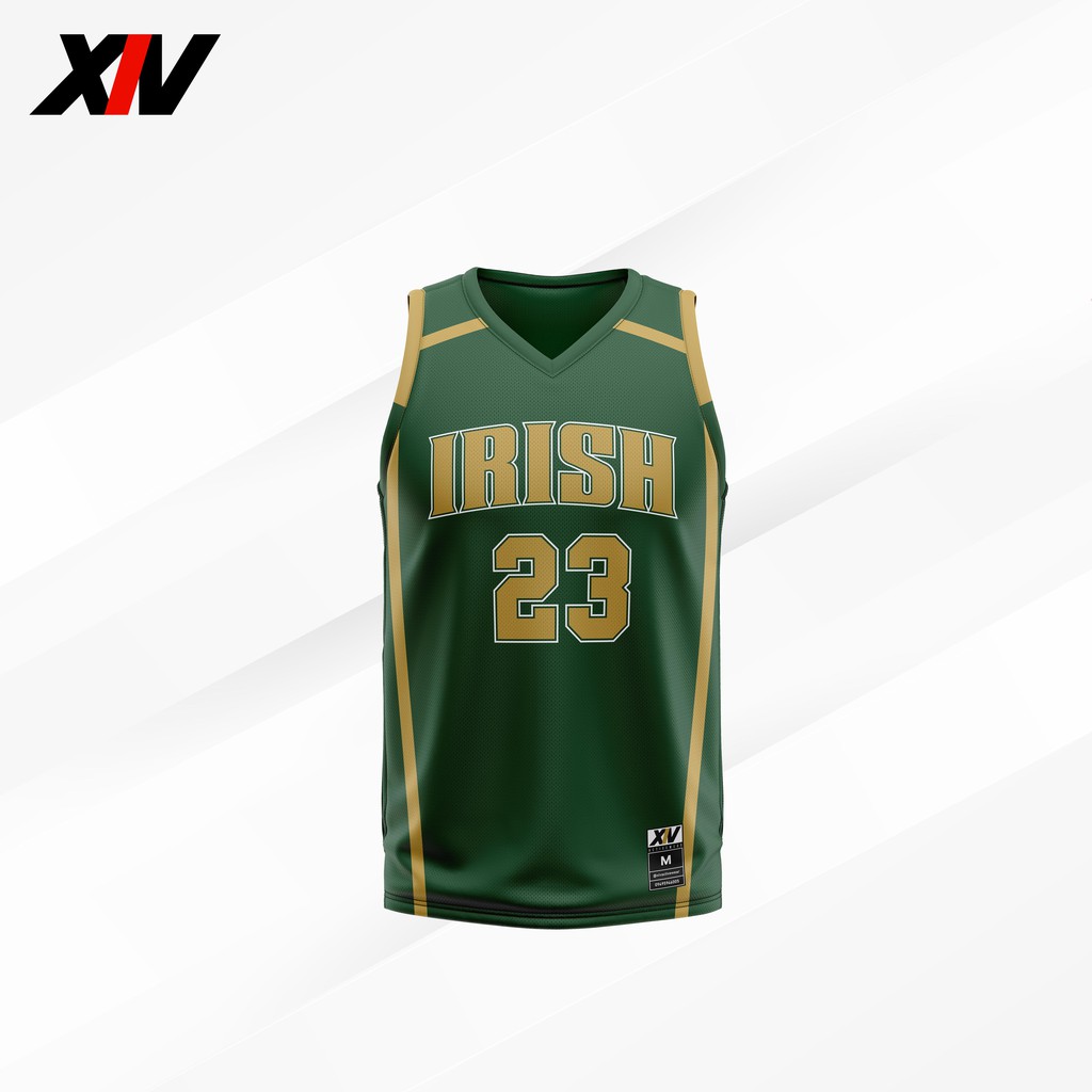 Unlimited Classics Lebron James #23 Fighting Irish Green Jersey S