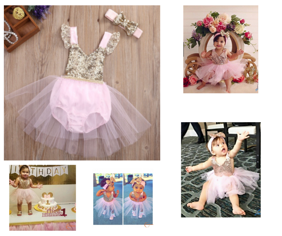 baby tutu and headband set