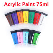 75ml Acrylic Paint for DIY Cloth Shoes and Wall Painting