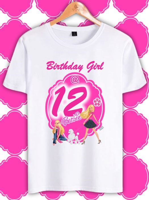 barbie birthday t shirt