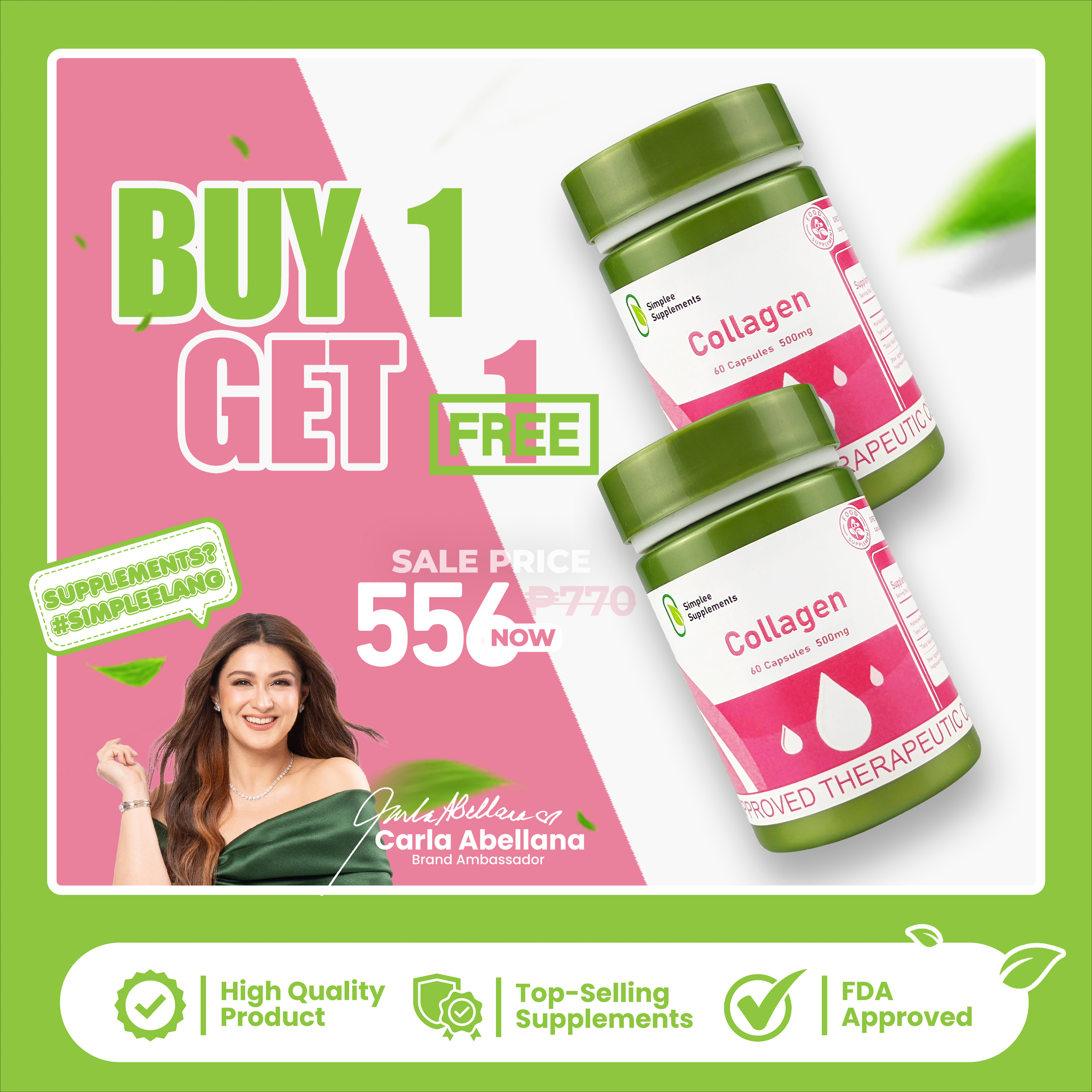 Simplee S-Acetyl Glutathione Capsules 500mg | 60 Capsules – Brightening  Support with Antioxidants & Oral Sunblock