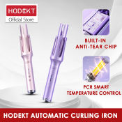 HODEKT Ceramic Automatic Curler Iron - Fast Heating Hair Styler