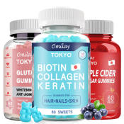 Omilay TOKYO Biotin Collagen Gummies - Hair, Skin, Nails