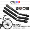 Zéfal RC50 Rear Mudguard: Universal Bike Wing for Easy Cycling