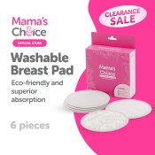 Mama's Choice Bamboo Breast Pads | Superior Absorption | 6 Pads