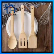 Bamboo Spatula-3pcs/ 6pcs/8pcs Wood Spatula Set For Cooking