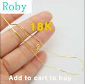 Limited Edition 18K Saudi Gold Pawnable Snake Bone Necklace