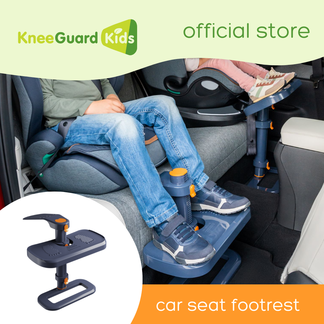 Car seat outlet footrest