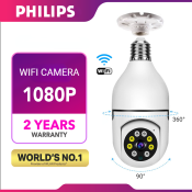 PHILIPS 1080P CCTV Bulb Camera: Wireless Smart Security Solution