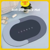 QuickDry Diatoms Bath Mat - Super Absorbent, Non-Slip (Brand: RapidDry
