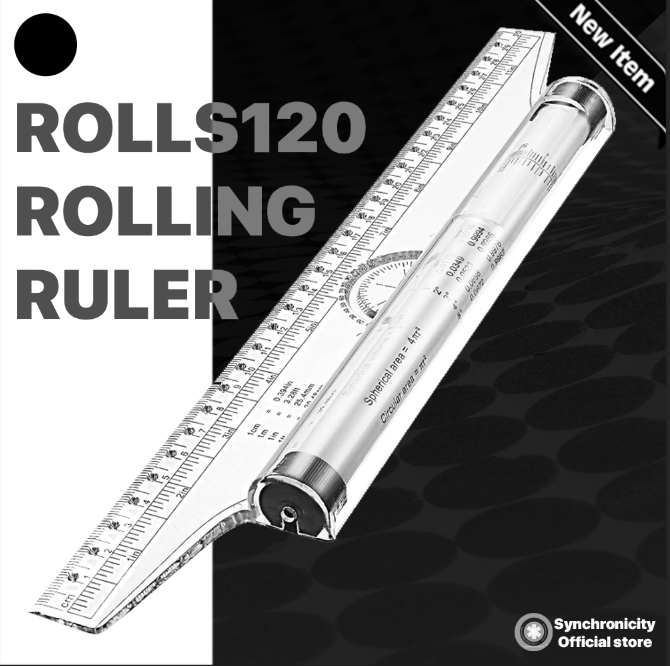 Actopus Rolling Ruler 12 inch 30cm
