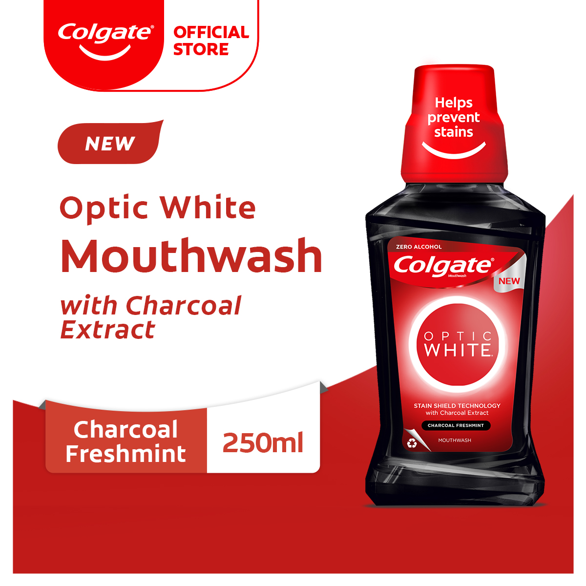 colgate white charcoal mouthwash