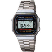 CASIO Men's Silver Stainless Steel Strap Watch
