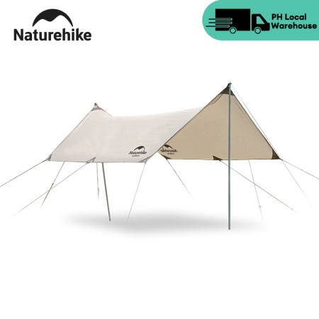 Naturehike Waterproof Camping Tarp with Poles - Philippines Shipping