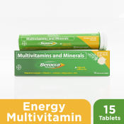 BEROCCA Mango Orange Energy Multivitamins Effervescent Tablets