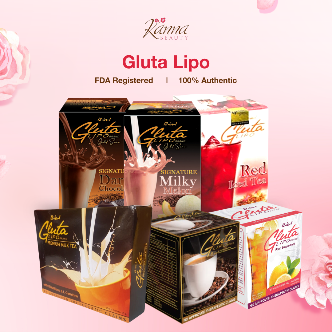 1 sachet] Gluta Lipo Drink (COFFEE, JUICE, MILKTEA, DARKCHOCO