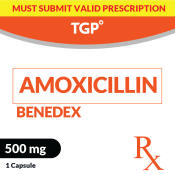 Rx: BENEDEX Amoxicillin 500mg Capsule