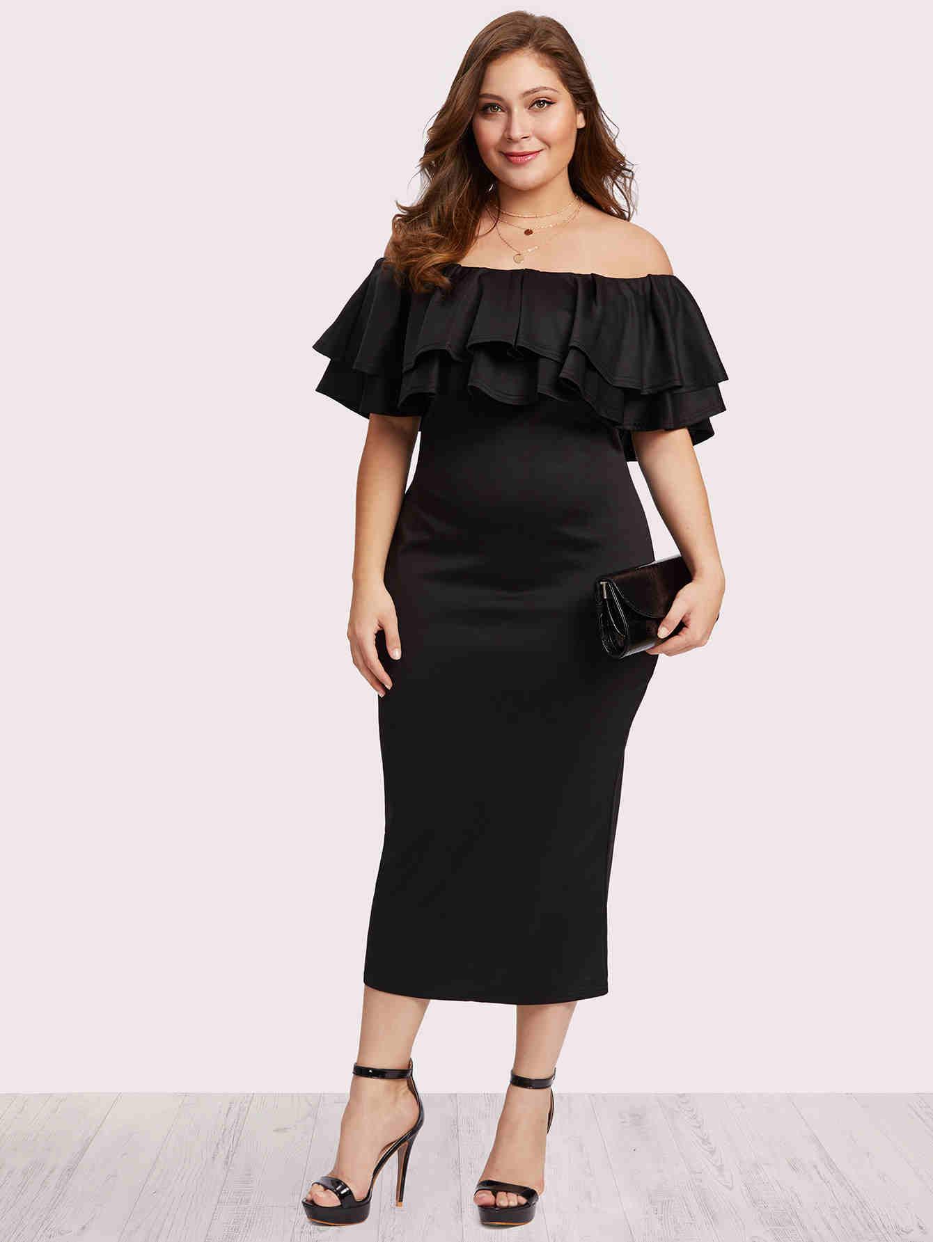 plus size off shoulder dress philippines plus size elegant shoulder chiffon dress sequin detailing