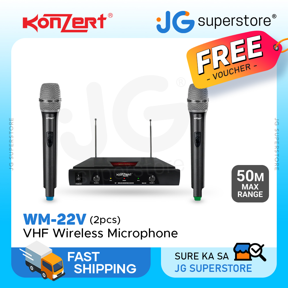 Wireless Microphone,Fifine Handheld Dynamic Microphone Wireless mic System  for Karaoke Nights and House Parties to Have Fun Over The Mixer 